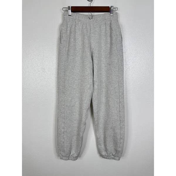 Lululemon Scuba Mid-Rise Oversized Jogger Heathered Core Ultra Light Grey XXS - Image 4