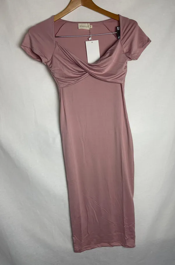 Mauve Midi Dress Pink - Image 5