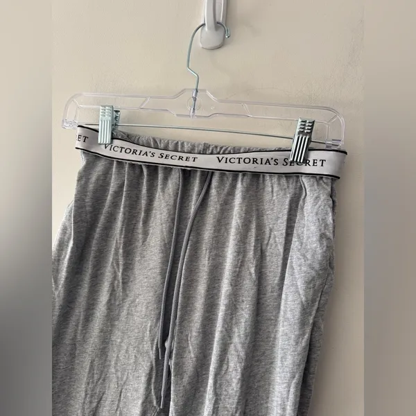 Victoria’s Secret‎ Gray Cotton Lounge Joggers Fold Over Waistband - Image 2