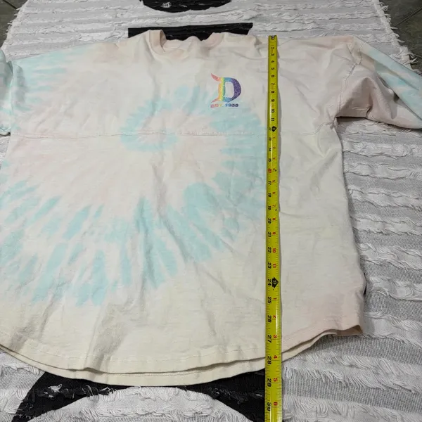 Disney Parks Disneyland Resort Rainbow Tie Dye Spirit Jersey Sz M Trips Vacay - Image 9