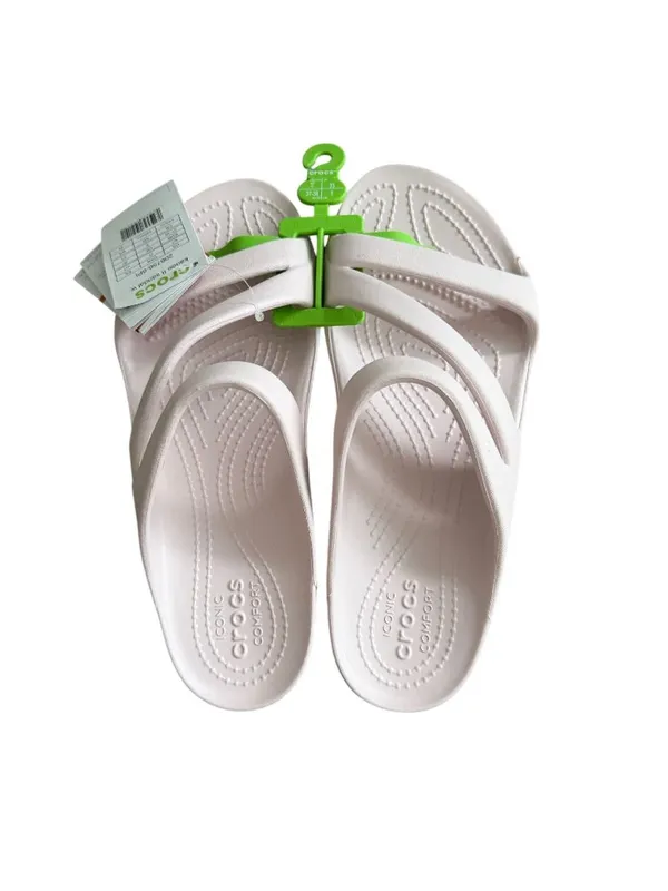 CROCS Kadee Pink Slides Sandals Sz 7 NEW NWT - Image 5
