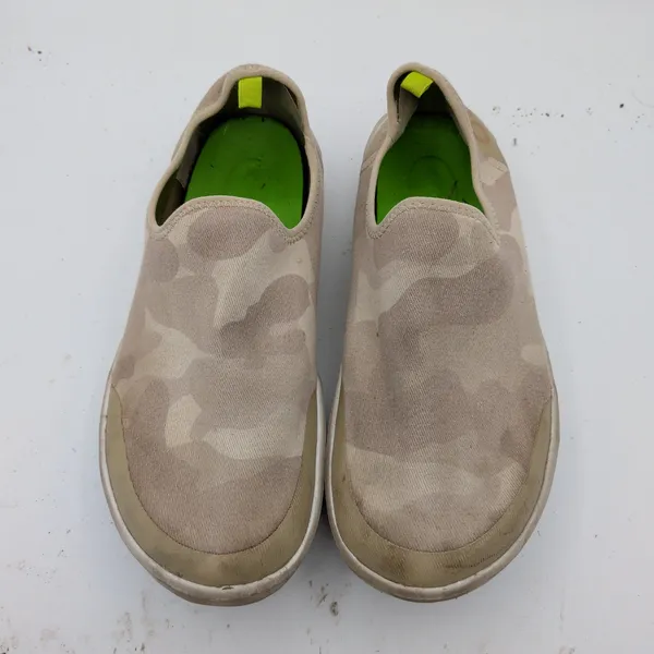 OOFOS OOmg eeZee Low Shoe Womens 8 Tan Camo Slip On Recovery Sneaker OMG11152021 - Image 4