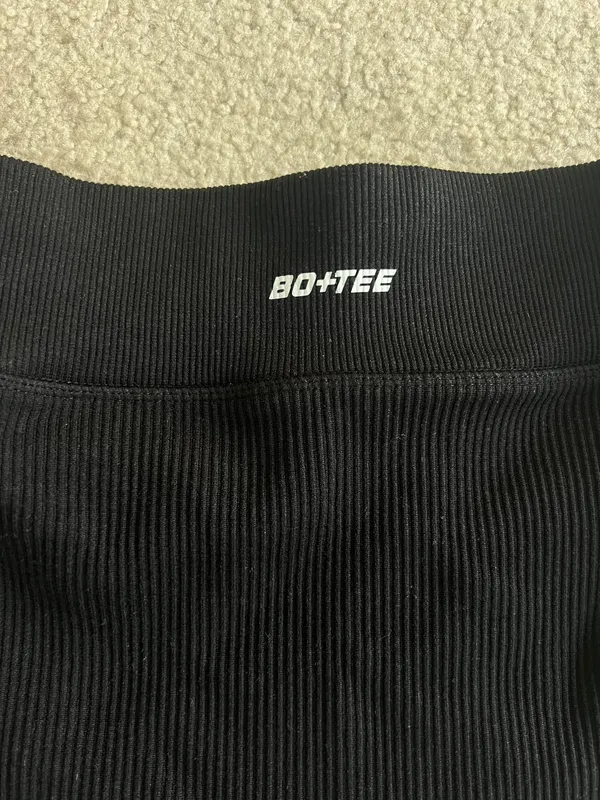 Bo+Tee Black Biker Shorts - Image 3