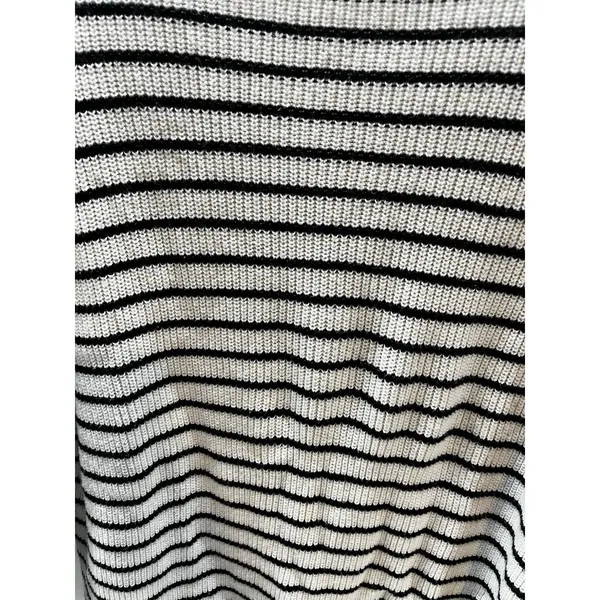 LRL cream & black striped Off Shoulders‎ coastal/farmhouse chic vibe XL - Image 3