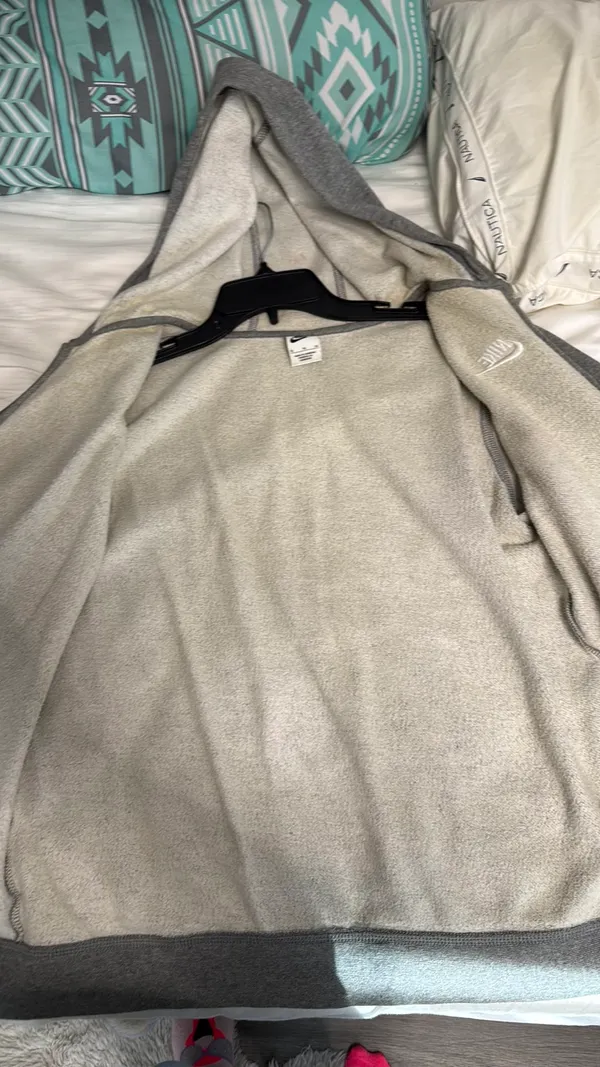 Gray Nike Zip-Up - Image 3
