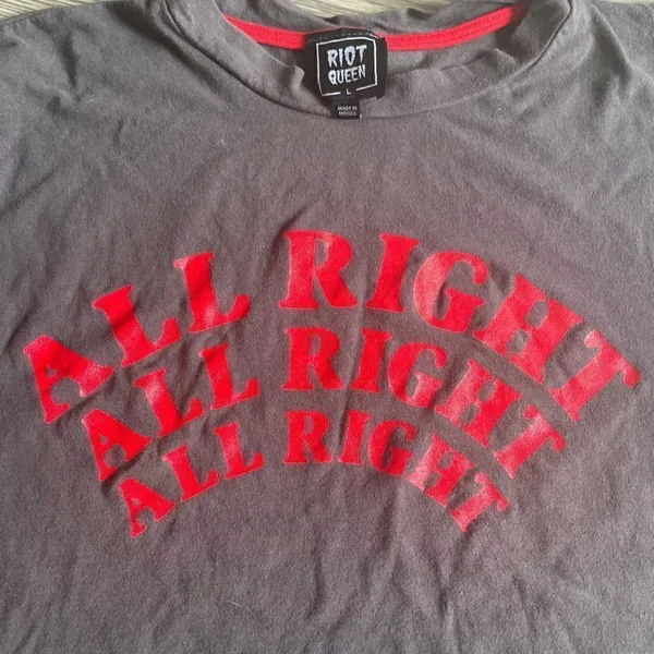 Riot Queen Alright Crop Tshirt - Image 3