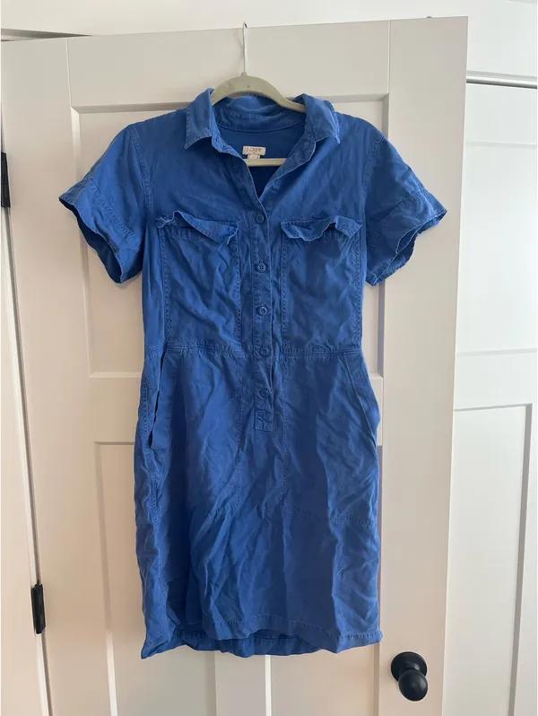 J.Crew Button-Up Dress Mini - Image 2