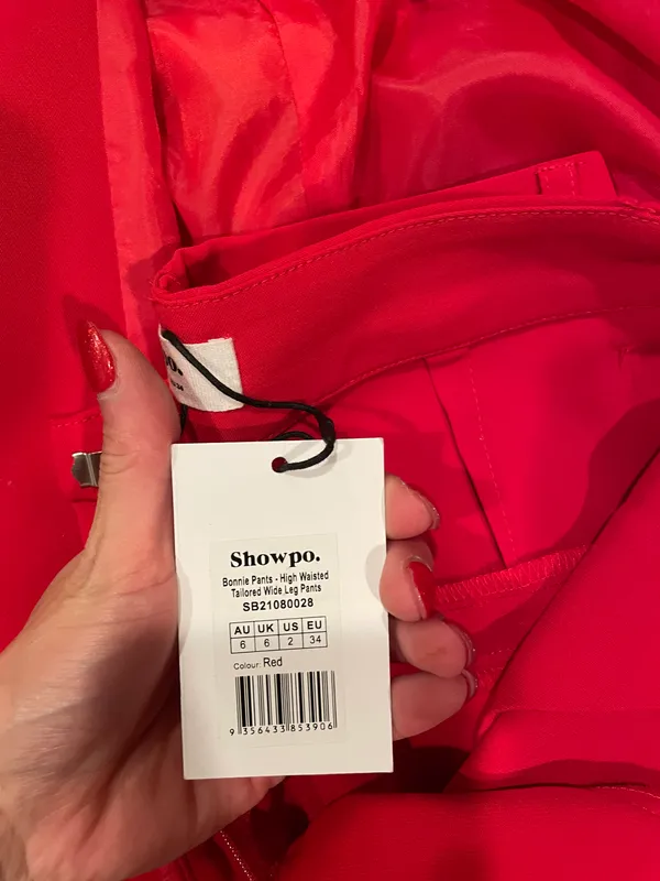 Showpo Red Two-Piece Blazer and Pant Set - Image 6