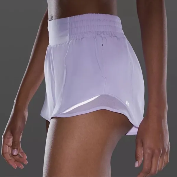 Lululemon Hotty Hot High Rise Athletic Shorts Lavender Dew Purple Size 12 - Image 2