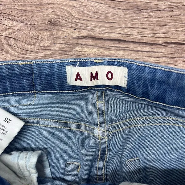 AMO Twist‎ Skinny in 70's Blue Size size 25 - Image 6