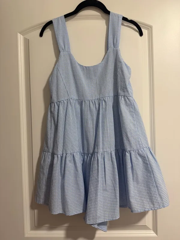 She & Sky Romper mini dress size small - Image 5