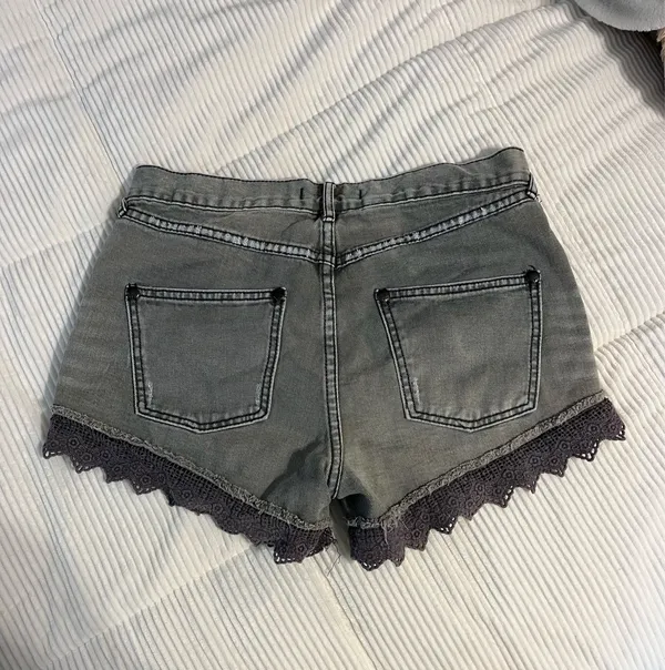 free people jean shorts - Image 2