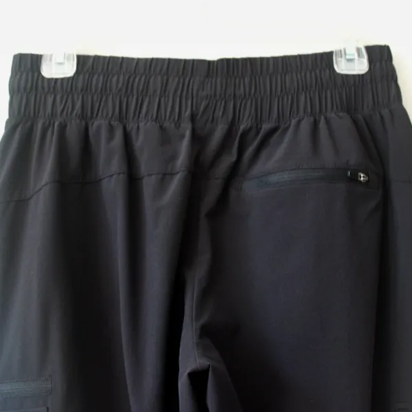 All in Motion Black Utility Drawstring Adjustable Joggers Pockets Small - Image 8