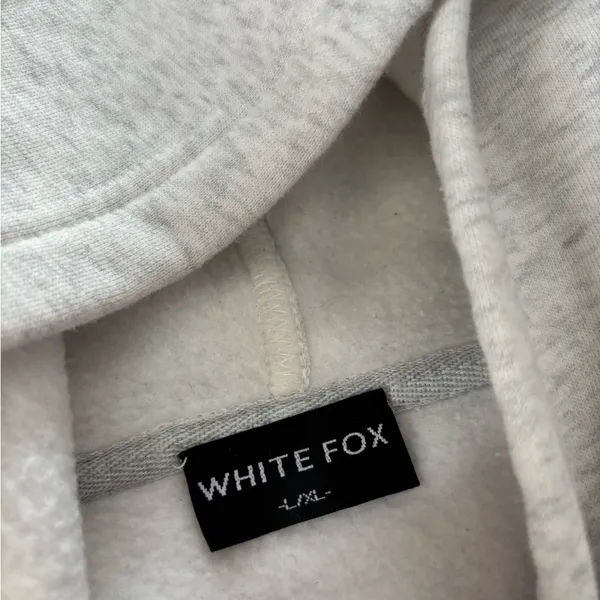 White Fox Boutique Grey Hoodie - Image 2