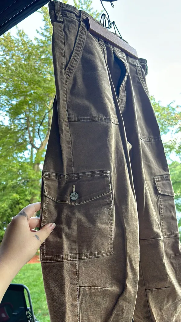 Dickies Tan Cargo Pants - Image 4