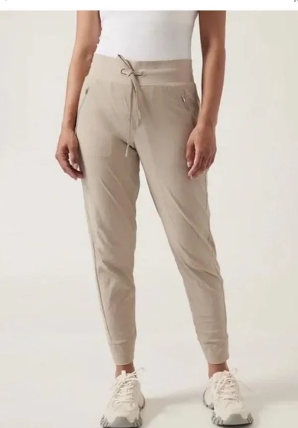 Athleta Trekkie North Joggers Khaki size 0 - Image 5