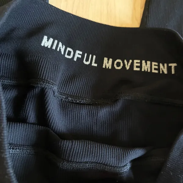 ALO Ribbed‎ High-Waist Blissful Legging black Size Large - Image 2
