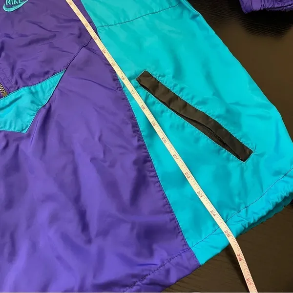 Vintage Nike Windbreaker Purple Blue Medium‎ Gray Tag - Image 14
