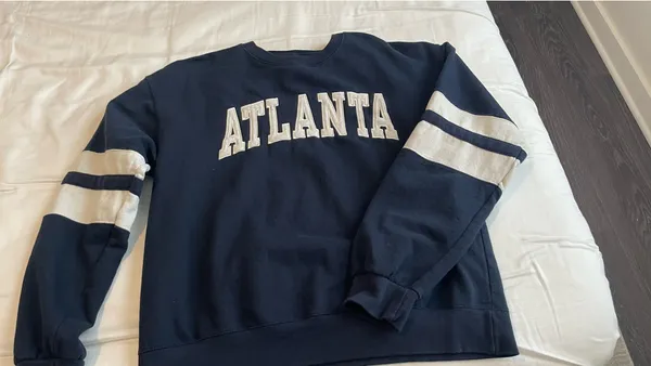 Oversized sweatshirt Blue Size XL - Image 4