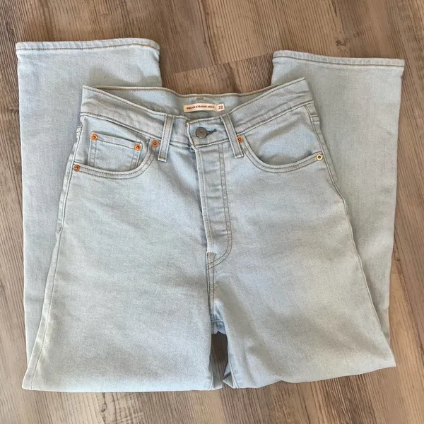 Levi's Ribcage Straight Ankle Jeans - size 28 - Image 3