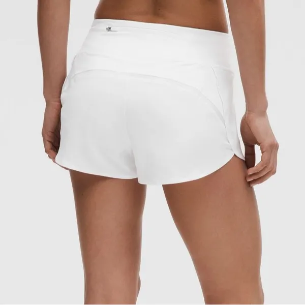 Lululemon Athletica Women's White Athletic Shorts - Image 2