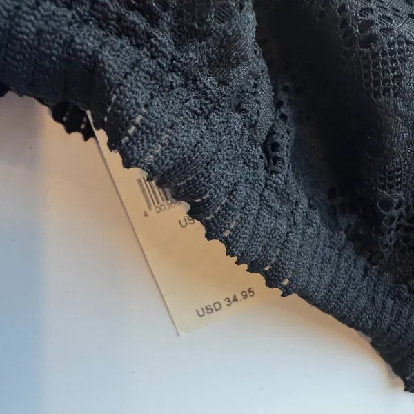 Aerie NWT Lace Mesh Bralette Bra Black Size Small S NEW - Image 4