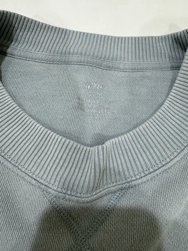 Aerie Oversized Slate Gray Blue Cozy Sweatshirt XS - Image 4