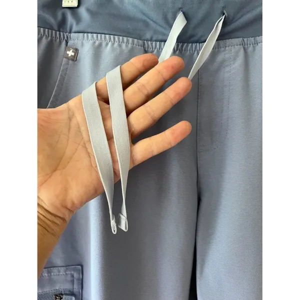 FIGS Sz M Jogger Scrubs Pants Pull On 6 Pockets Ribbed Anti-Wrinkle - Image 3