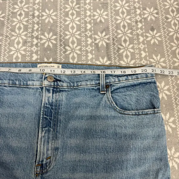 Abercrombie & Fitch The 90s Straight‎ Ultra High Rise Size 35/20 Minimalist - Image 8