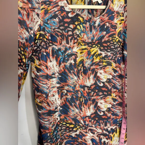 Love, Fire Multicolor Abstract Dress - Image 7