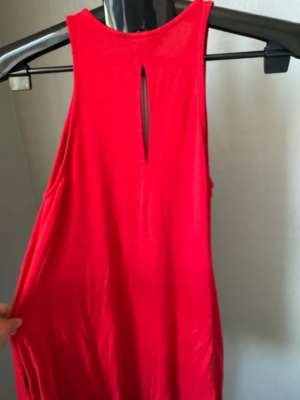 Lulus Tupelo Honey RedSleeveless Mini Dress Size Small - Image 4