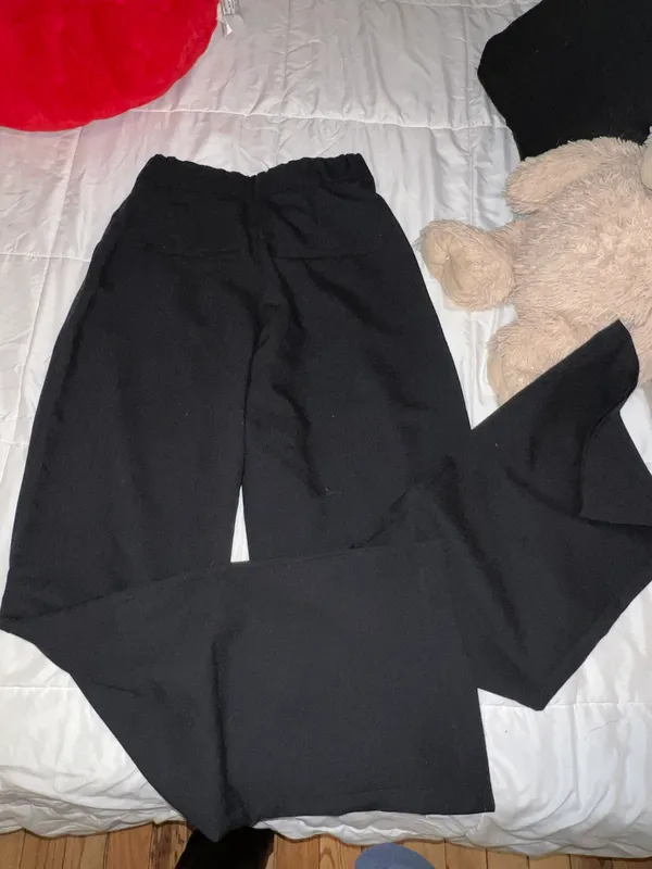 Abercrombie Black Tailored Pants - Image 5