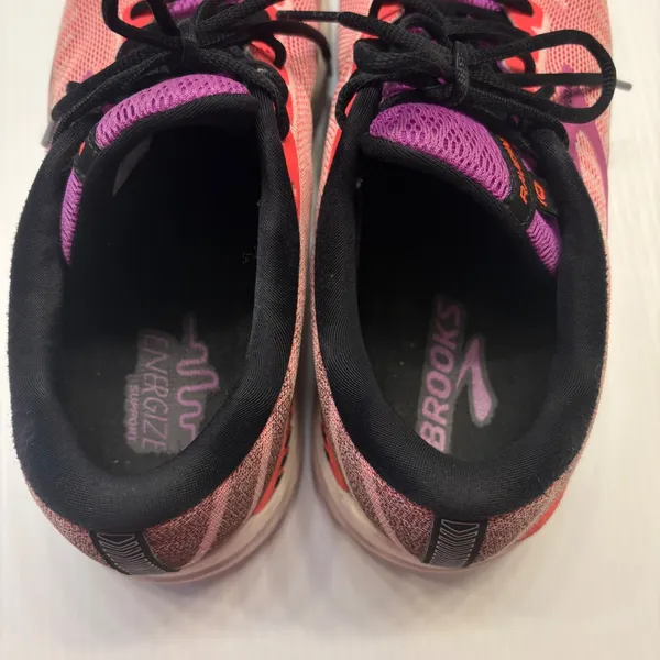 Brooks Ravenna 10 Running Shoes Womens 9.5 Pink Coral Purple GuideRails Sneakers - Image 8