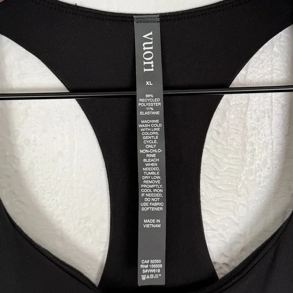 Vuori Halo Racerback Midi Dress Black Size XL - Image 4