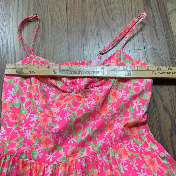Lilly Pulitzer neon pink floral dress 8 - Image 11