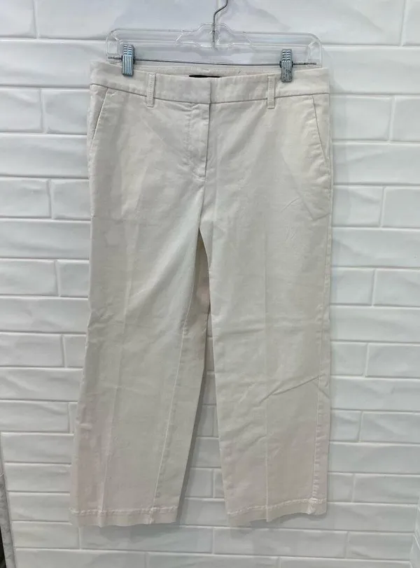 ANN Taylor crop pants devin fit off white - Image 3