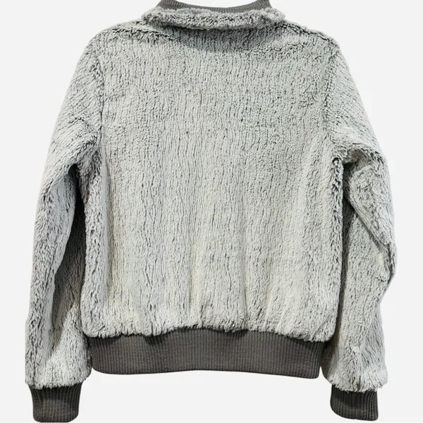 Patagonia Conejo Funnel Neck Fuzzy‎ Fleece Bomber Jacket / Small - Image 3