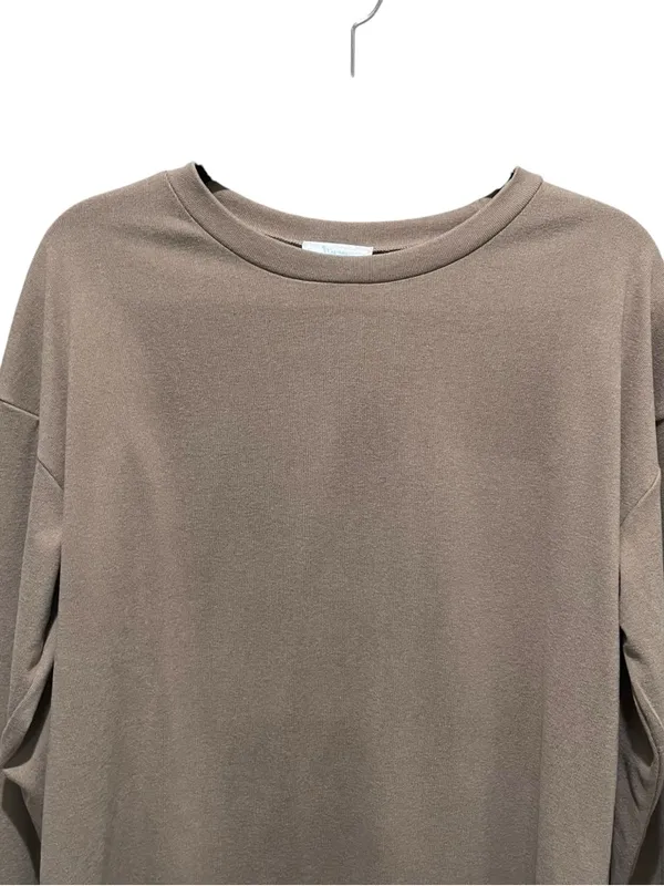 Salty Wave Oversized Long Sleeve Soft Lounge Top Brown Women’s Size Medium - Image 3