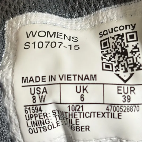 Saucony Women's Sneakers Cohesion Tr15 Running Shoe Gray Blue Size‎ 8 S 10707-15 - Image 11
