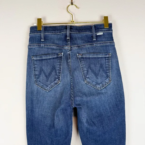 Mother The Hustler Ankle Frayed Bootcut Kick Flare Jeans‎ Lust for Life Size 23 - Image 8