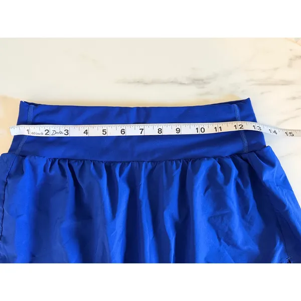 Fabletics Womens Royal Blue High Waisted Running Athletic‎ Shorts with Pockets - Image 4