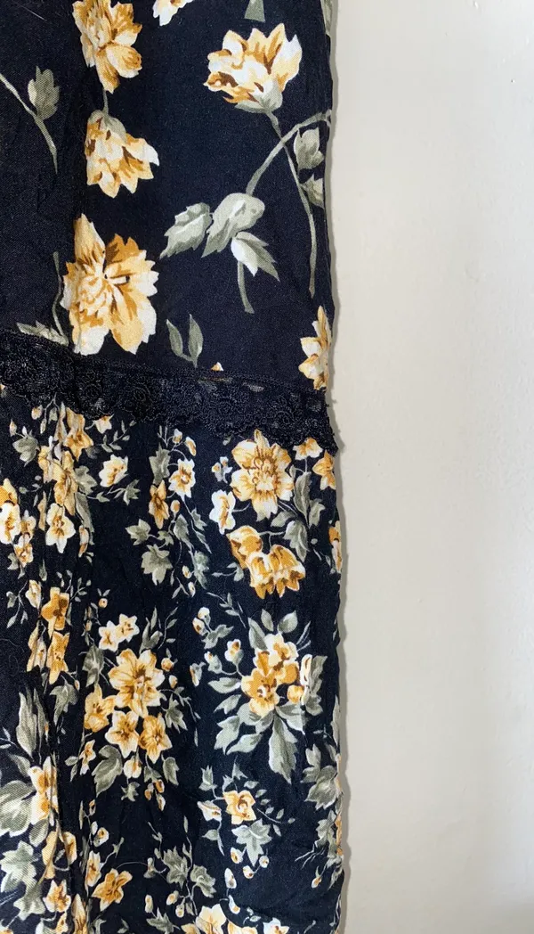 White Stag Yellow Floral Print Dress - Image 3