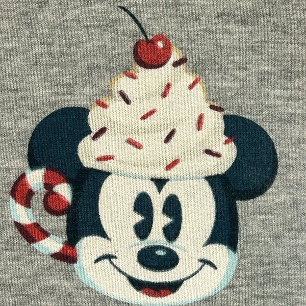 Disney Mickey Mouse Friends Holiday treats One-Piece Pajama hood ears adult XXL - Image 9