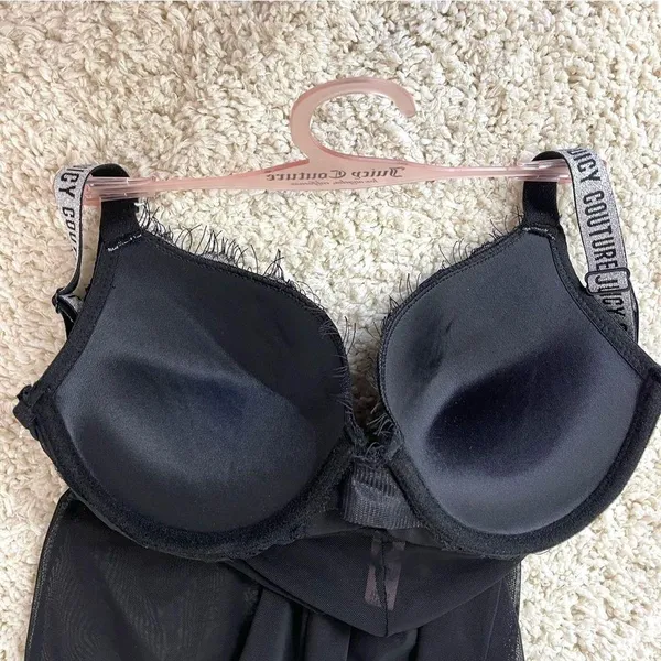 Juicy Couture Push-up Lace and Mesh Bodysuit - Image 9