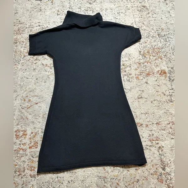 ATHLETA Cowl neck sweater dress with pockets size Small black - Image 10