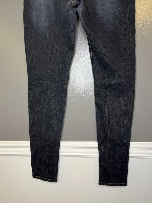 North West Jeans Womens 10 Blue Dark Wash Mid Rise Skinny Stretch Denim - Image 6