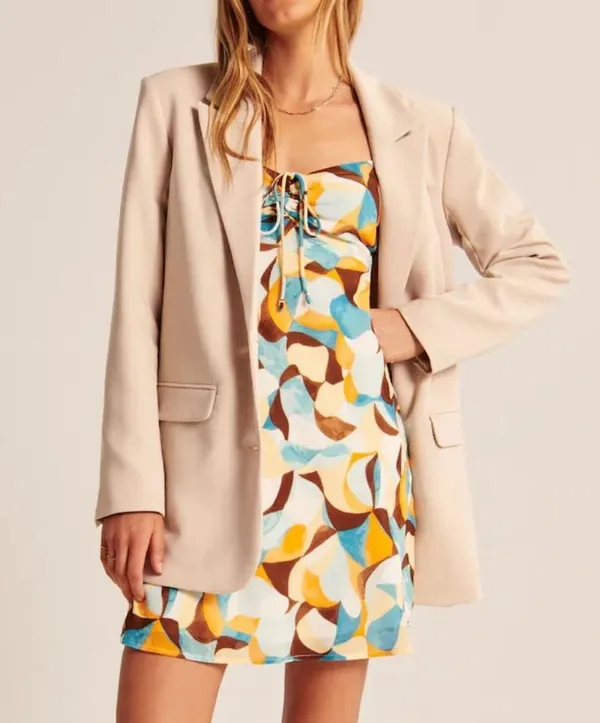 Abercrombie | Cinch Front Slip Mini Dress - Image 2