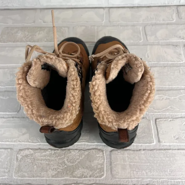 Oboz Bridger 7" Boots Womens 7 Brown Sherpa Mid Insulated Hiking Bdry Waterproof - Image 5