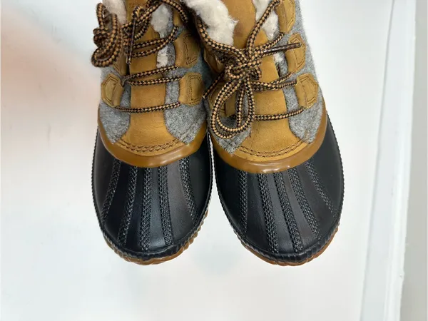 Sorel Out N About Plus Fleece Quarry Waterproof Duck Ankle Boots Size 7.5 - Image 9