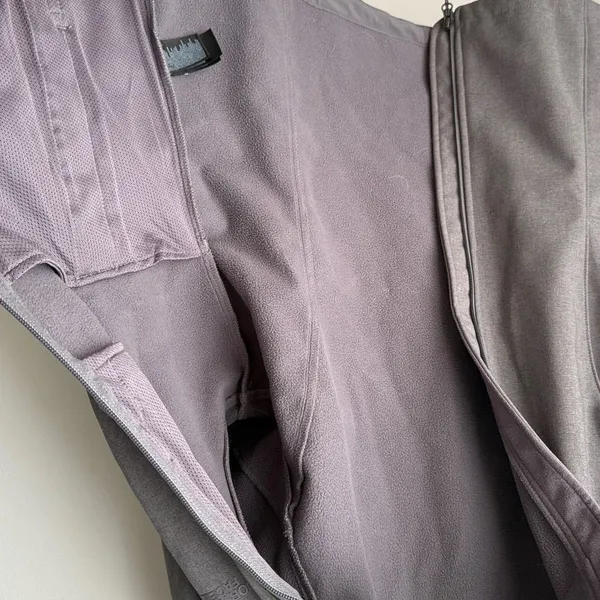 The North Face Soft Shell Waterproof Windproof Apex Barrier Gray Jacket - Image 4